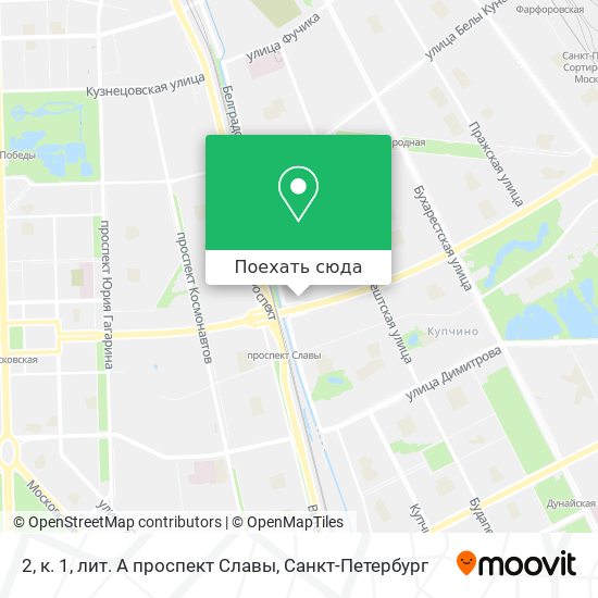 Карта 2, к. 1, лит. А проспект Славы