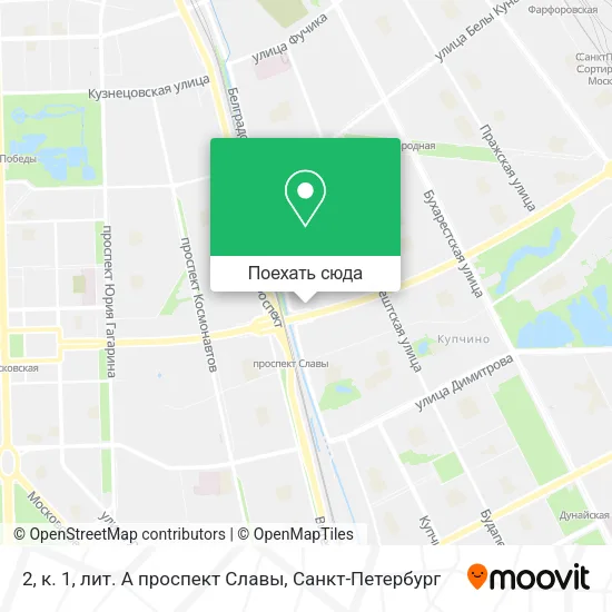 Карта 2, к. 1, лит. А проспект Славы