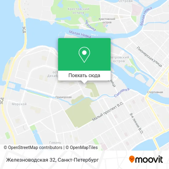 Карта Железноводская 32