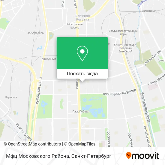 Карта Мфц Московского Района