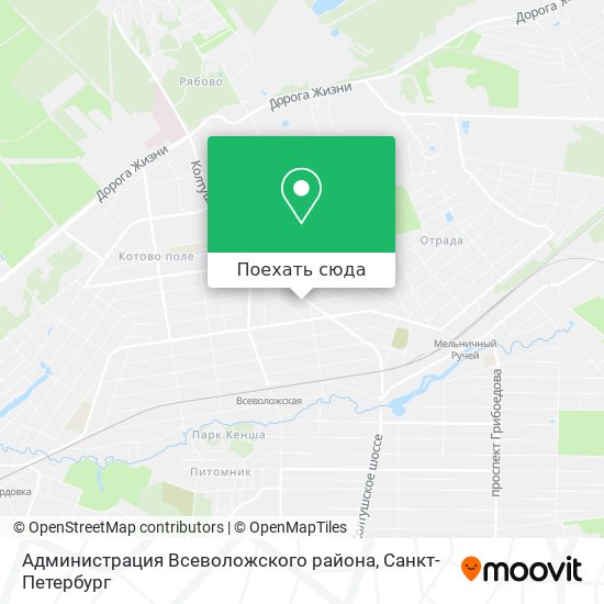 Карта Администрация Всеволожского района