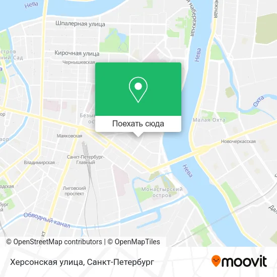Карта Херсонская улица