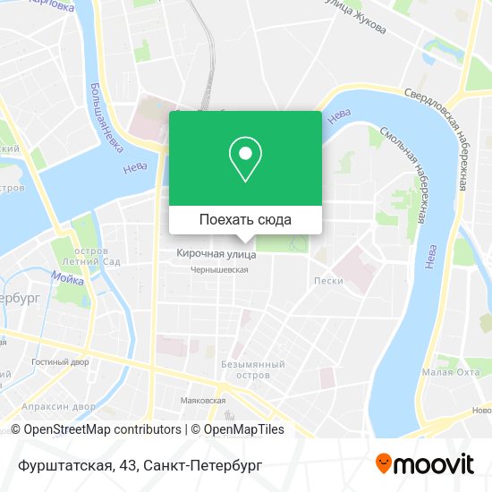 Карта Фурштатская, 43