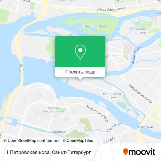 Карта 1 Петровская коса