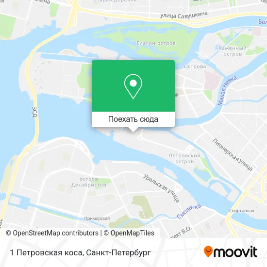 Карта 1 Петровская коса