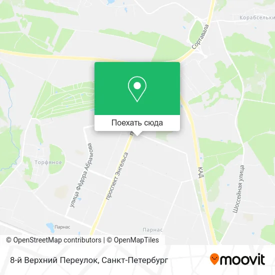 Карта 8-й Верхний Переулок