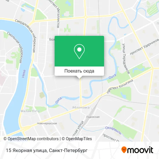 Карта 15 Якорная улица