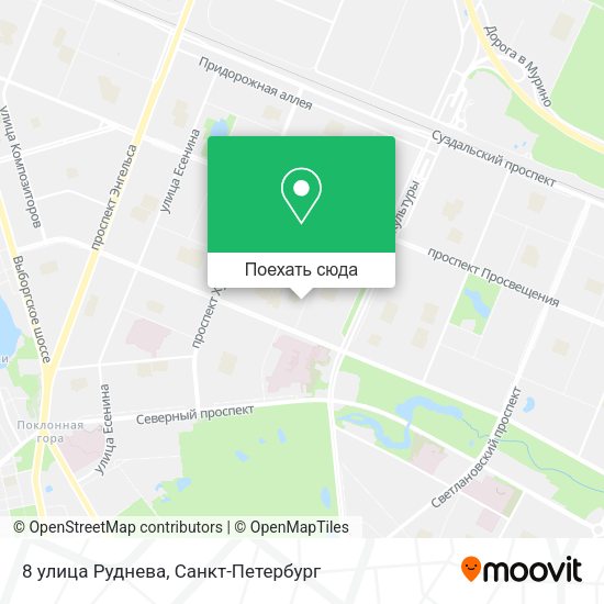 Карта 8 улица Руднева