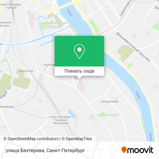 Карта улица Бехтерева