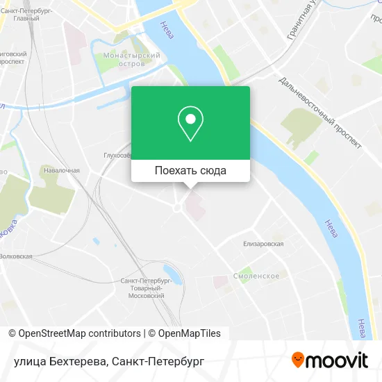 Карта улица Бехтерева