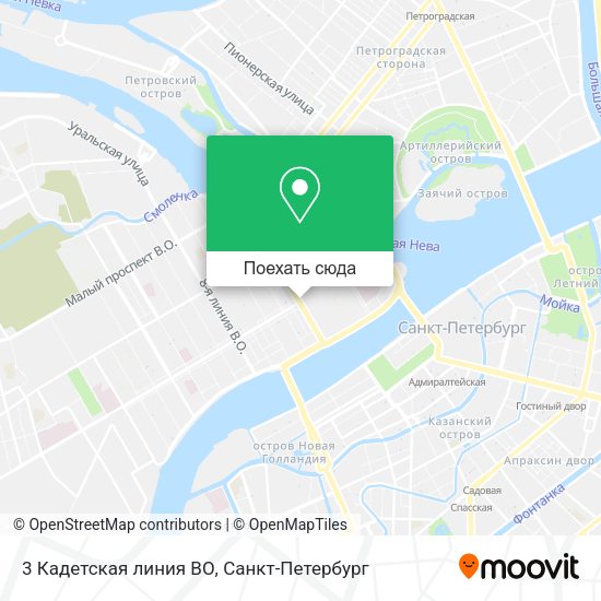 Карта 3 Кадетская линия ВО