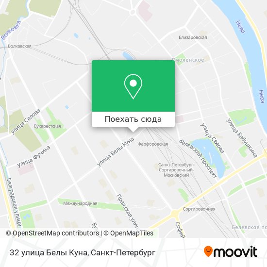 Карта 32 улица Белы Куна