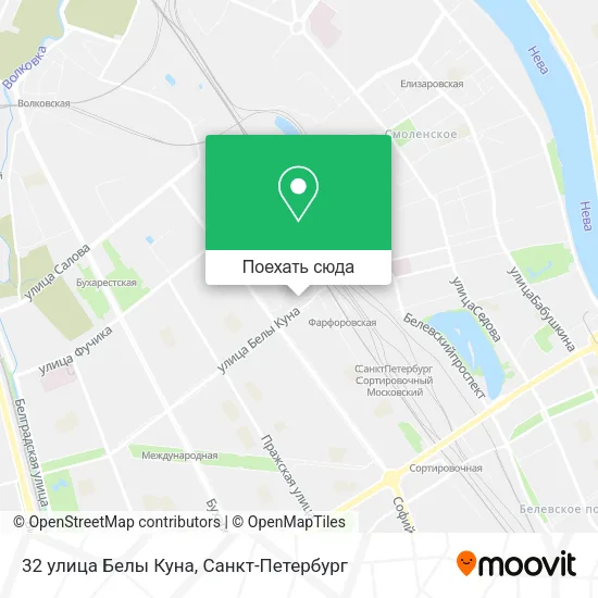 Карта 32 улица Белы Куна