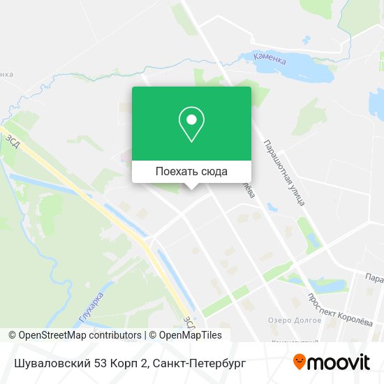 Карта Шуваловский 53 Корп 2