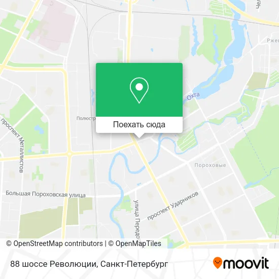 Карта 88 шоссе Революции