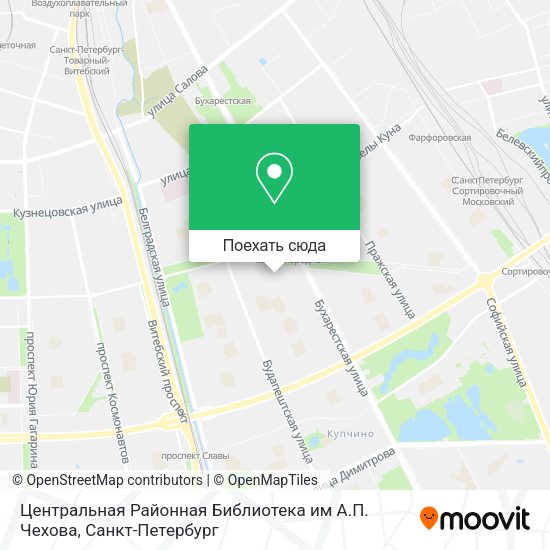 Карта Центральная Районная Библиотека им А.П. Чехова