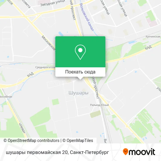 Карта шушары первомайская 20