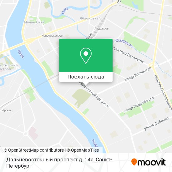 Карта спб дальневосточный проспект