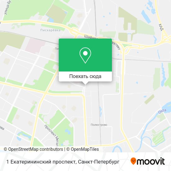 Карта 1 Екатерининский проспект