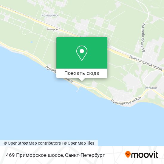 Карта 469 Приморское шоссе
