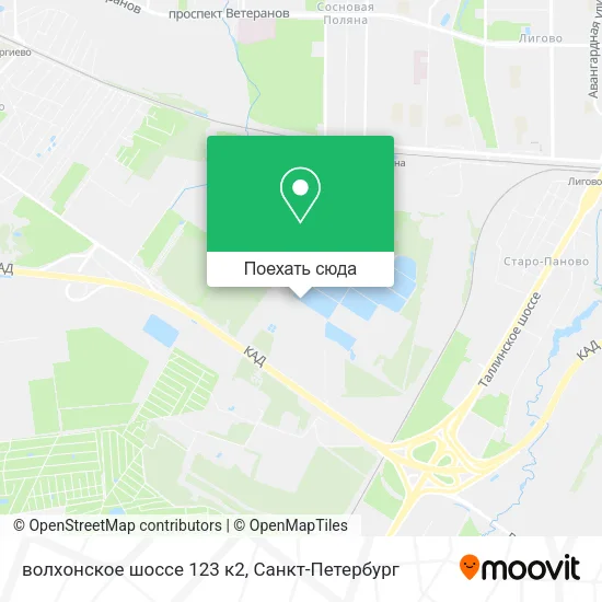 Карта волхонское шоссе 123 к2