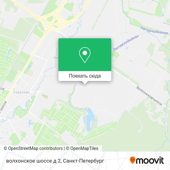 Карта волхонское шоссе д 2