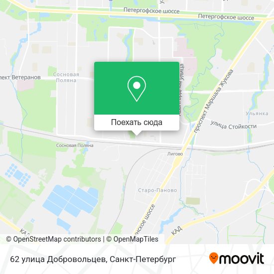 Карта 62 улица Добровольцев