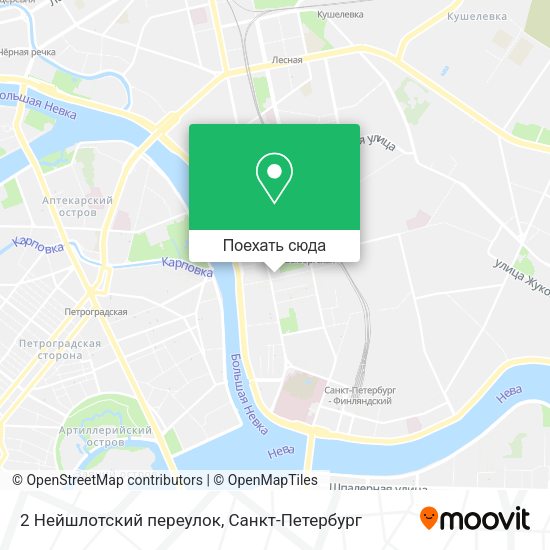 Карта 2 Нейшлотский переулок