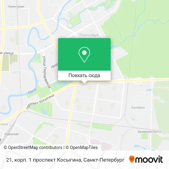 Карта 21, корп. 1 проспект Косыгина
