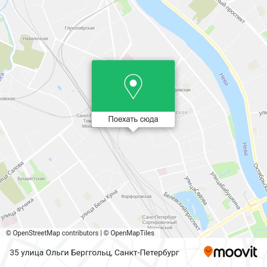 Карта 35 улица Ольги Берггольц