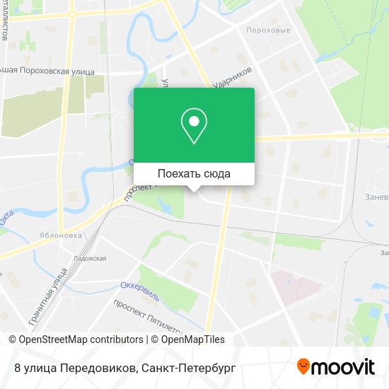 Карта 8 улица Передовиков