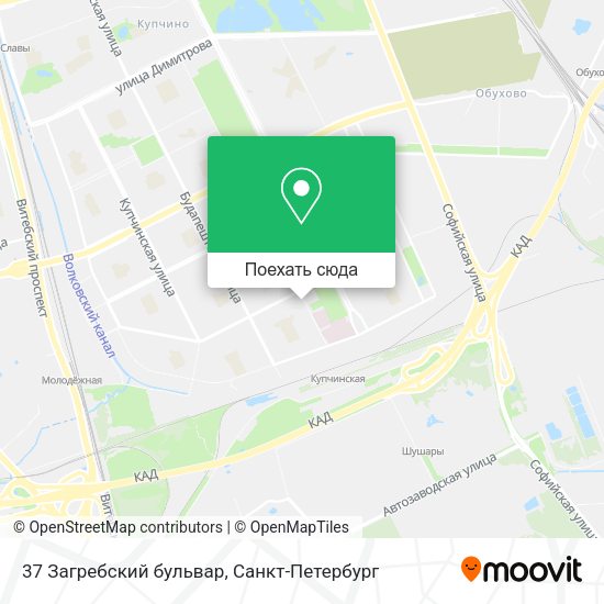 Карта 37 Загребский бульвар