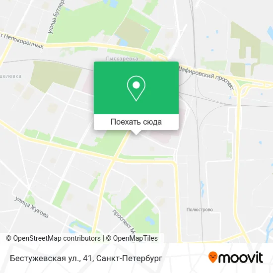 Карта Бестужевская ул., 41