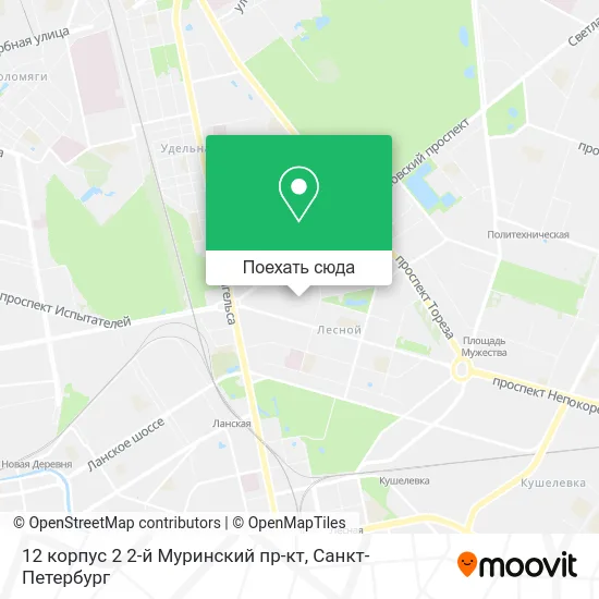 Карта 12 корпус 2 2-й Муринский пр-кт