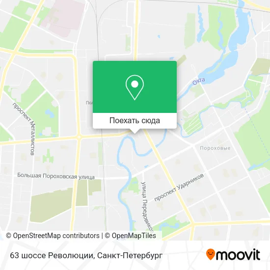 Карта 63 шоссе Революции
