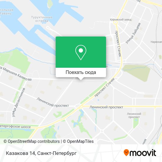 Карта Казакова 14