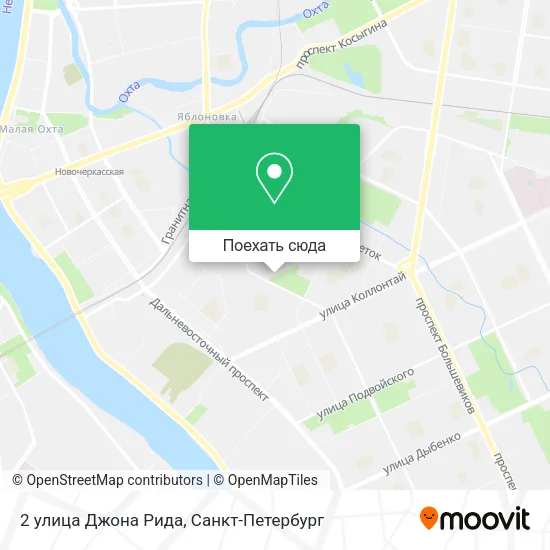 Карта 2 улица Джона Рида