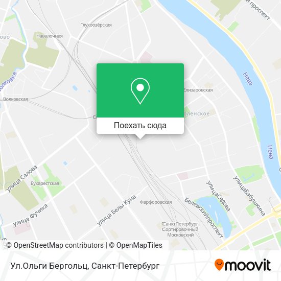Карта Ул.Ольги Бергольц