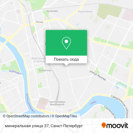Карта минеральная улица 37