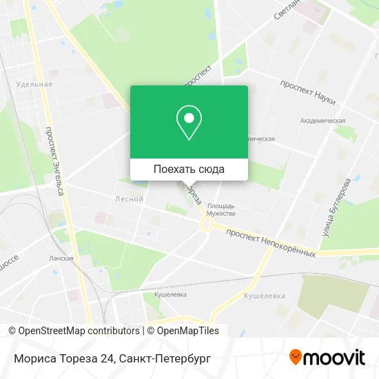 Карта Мориса Тореза 24