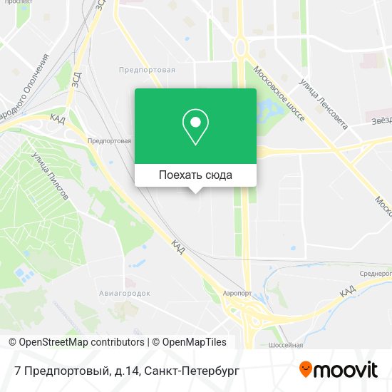 Карта 7 Предпортовый, д.14