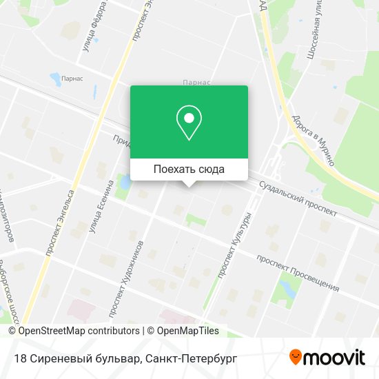 Карта 18 Сиреневый бульвар