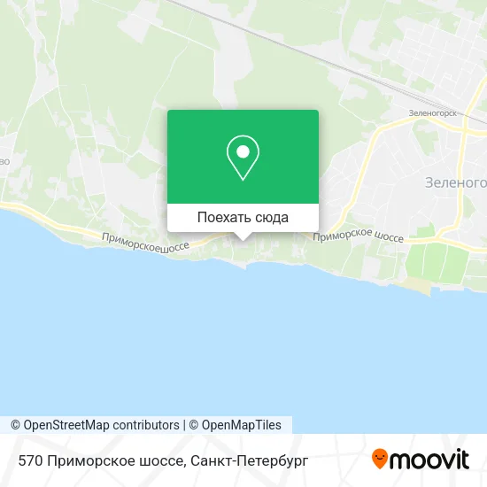 Карта 570 Приморское шоссе