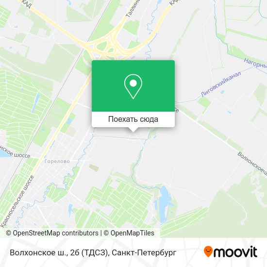 Карта Волхонское ш., 2б (ТДСЗ)