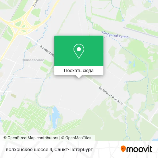 Карта волхонское шоссе 4