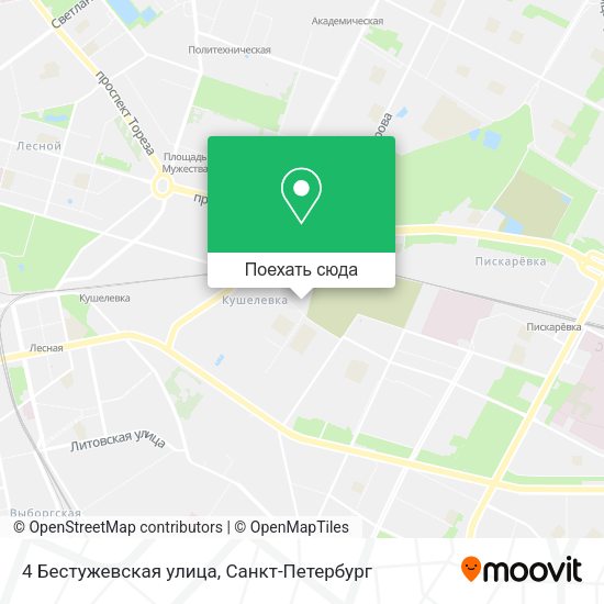 Карта 4 Бестужевская улица