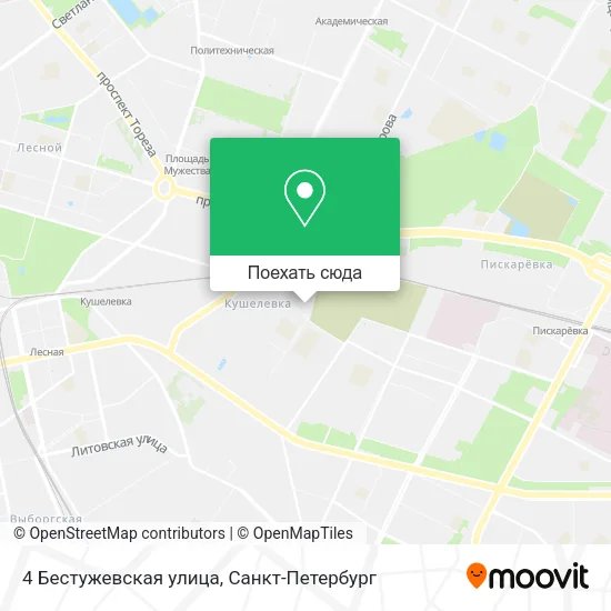 Карта 4 Бестужевская улица