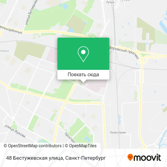 Карта 48 Бестужевская улица