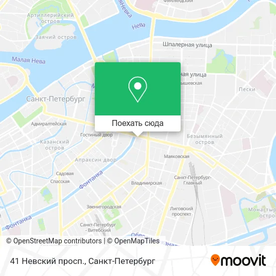 Карта 41 Невский просп.