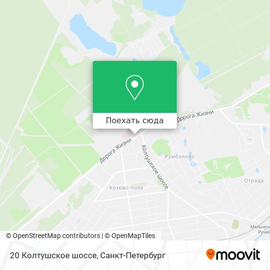 Карта 20 Колтушское шоссе